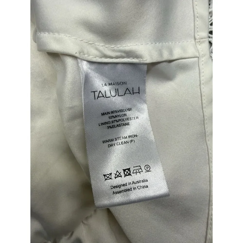 La Maison Talulah Dance & Romance Lacey Eyelet Mini Dress Cottagecore. Sz M